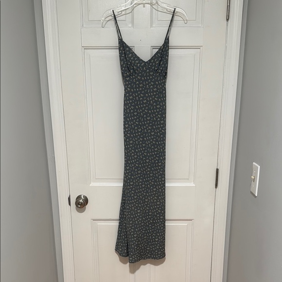 Madewell Green Sleeveless Slip Dress - Picture 5 of 8
